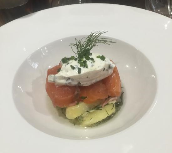 Gravlax de saumon